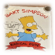 Купить The Simpsons - Bart Simpson Poster from 1989 Б/У на Аукцион из  Америки с доставкой в Россию, Украину, Казахстан